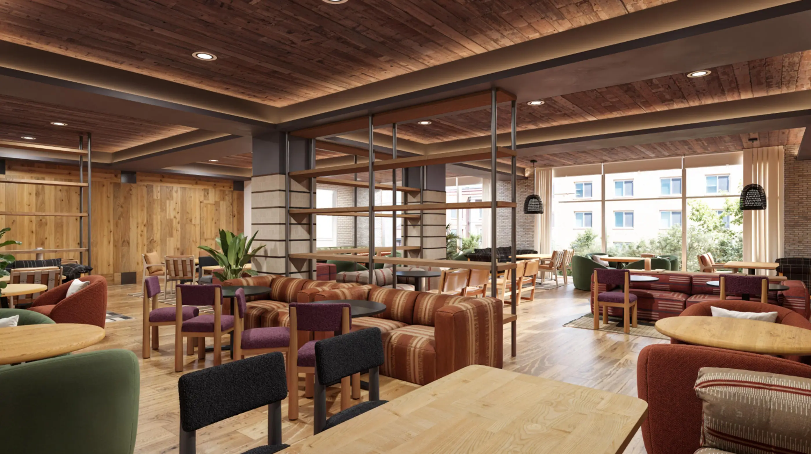 Indoor lounge area
