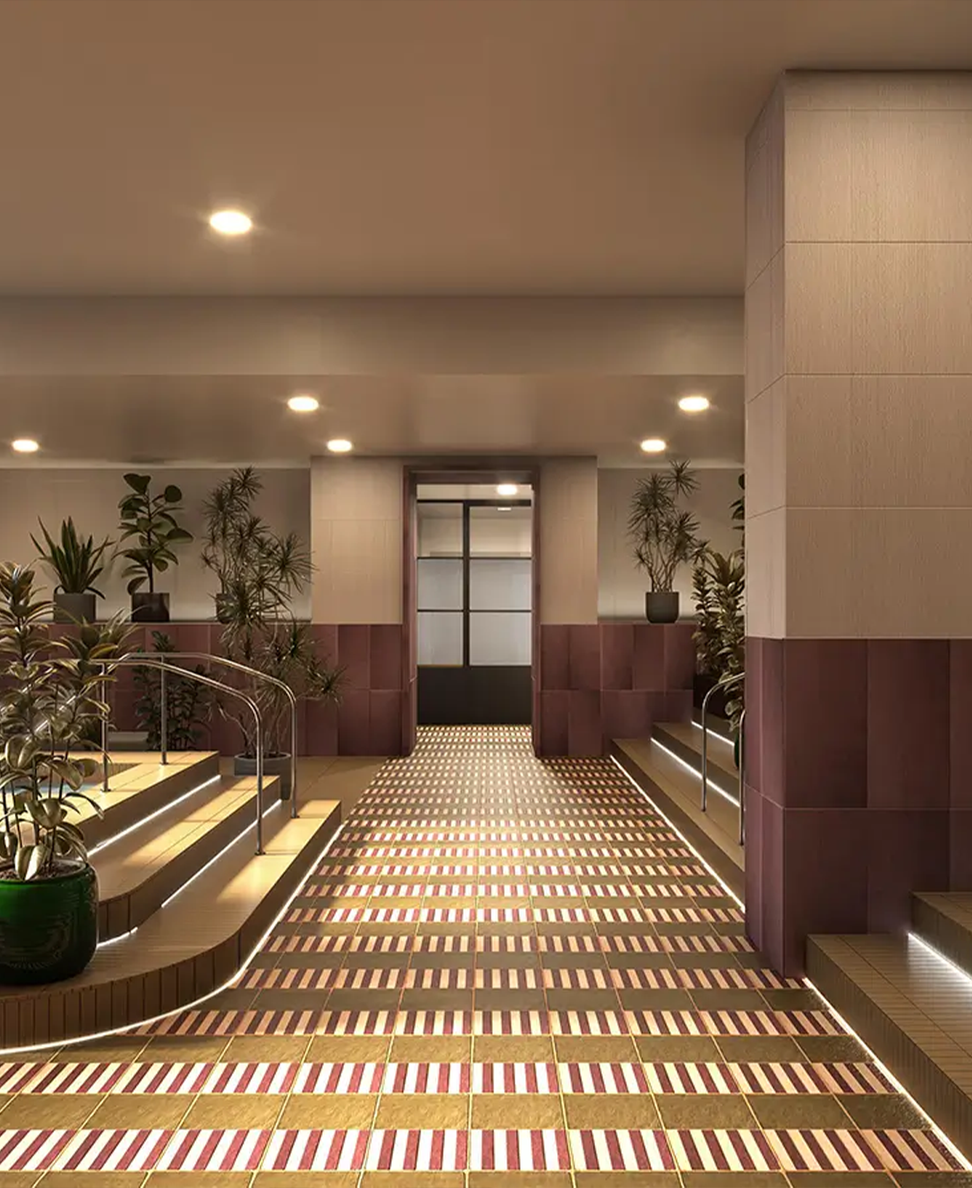 Resident pool room